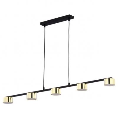 TK Lighting lampa wisząca Dallas 5xGX53 czarno/złota 6092 (6092)